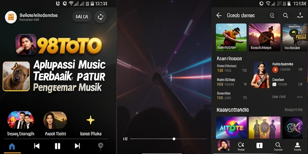 Tampilan gameplay seru di 98TOTO dengan interaksi musik yang menyenangkan.