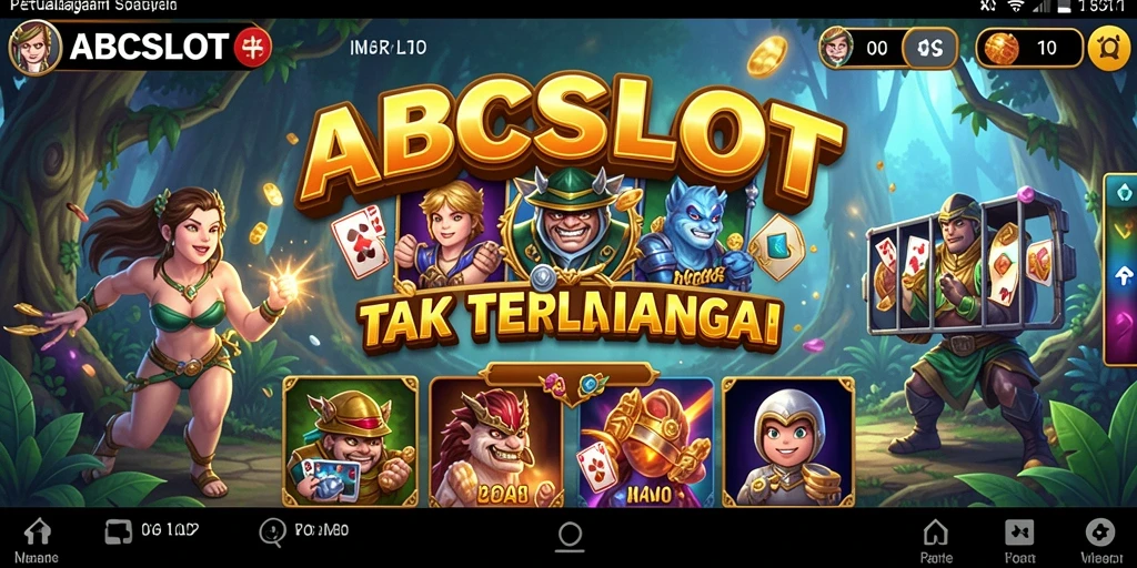 Tangkapan layar gameplay ABCSLOT yang menunjukkan petualangan mendebarkan.