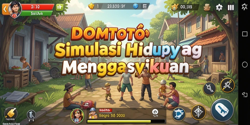 Tampilan menarik gameplay DOMTOTO yang menyenangkan.