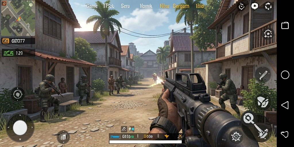 Gameplay GOTO77 yang seru dan mendebarkan dalam mode TPS.