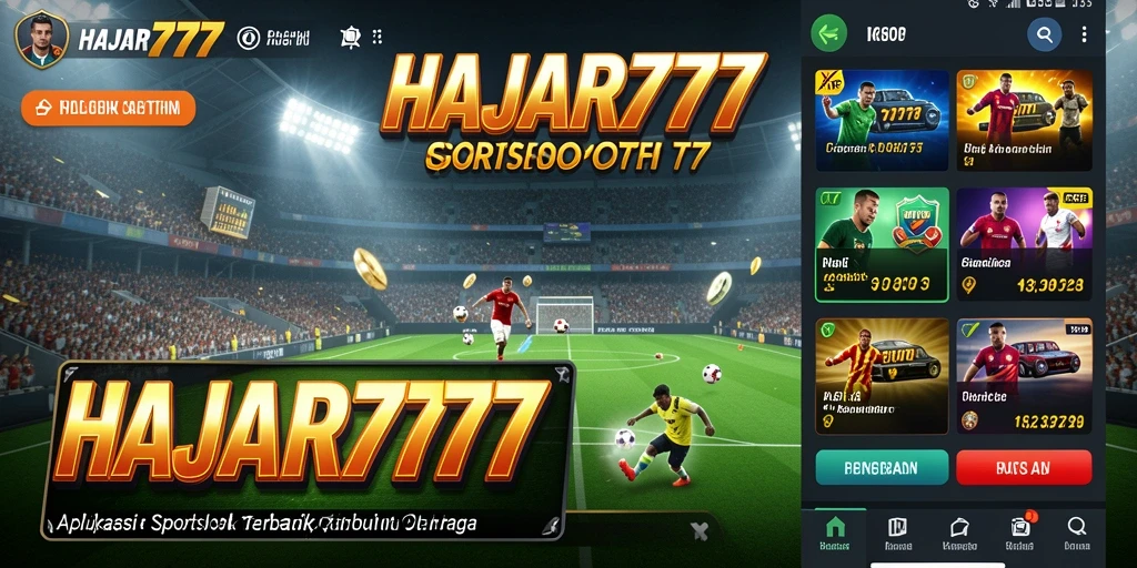Screenshot gameplay HAJAR777 menampilkan taruhan olahraga yang menarik.