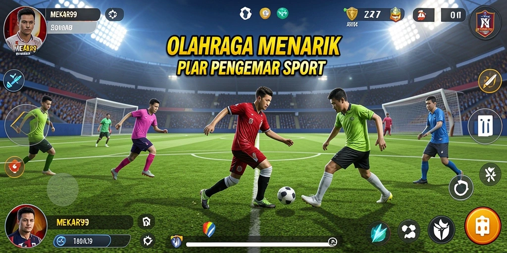 Tampilan gameplay MEKAR99 yang intens dan kompetitif.