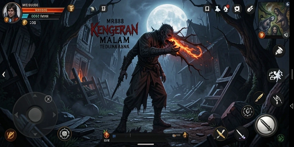 Gameplay yang mencekam dan menakutkan dalam MR888.