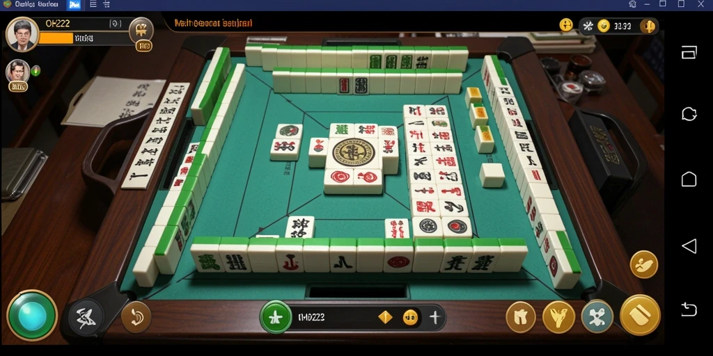 Tampilan gameplay seru di OK222, permainan Mahjong yang menantang.