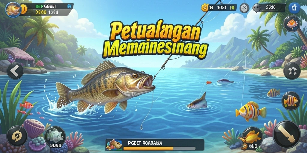 Gameplay PGBET menampilkan pengalaman memancing yang seru dan penuh warna.