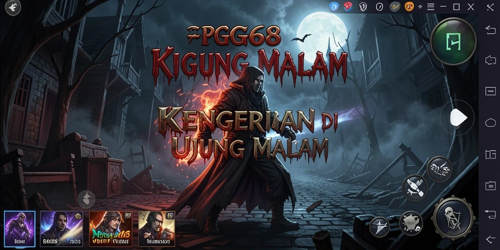 Gameplay menegangkan PGG68 dengan nuansa horror yang mendalam.