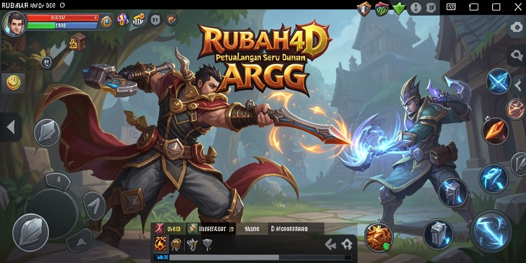 Tampilan gameplay RUBAH4D dengan pertarungan yang mengasyikkan.