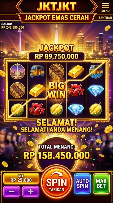 Tangkapan layar aplikasi jktjkt menunjukkan fitur unggulan.
